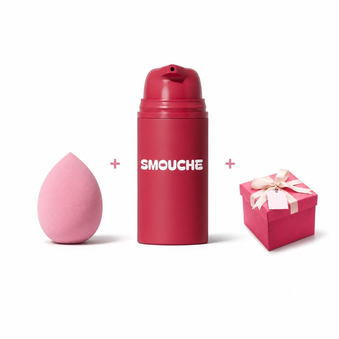 Fond de teint Smouche avec éponge et cadeau surprise